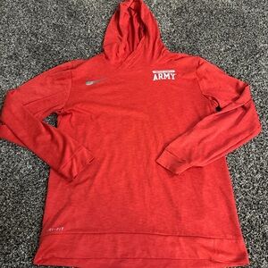 Nike Red Dri-FIT Army Hoodie